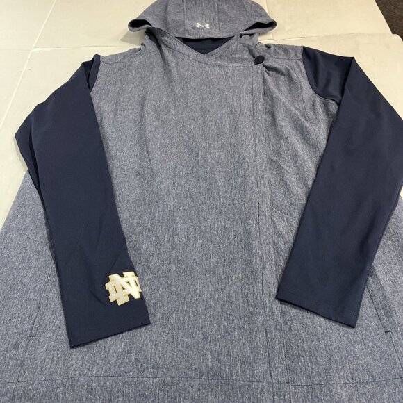 Under Armour Jacket‎ Womens XL Notre Dame Transit Wrap Athletic Hoodie Football - Picture 3 of 11